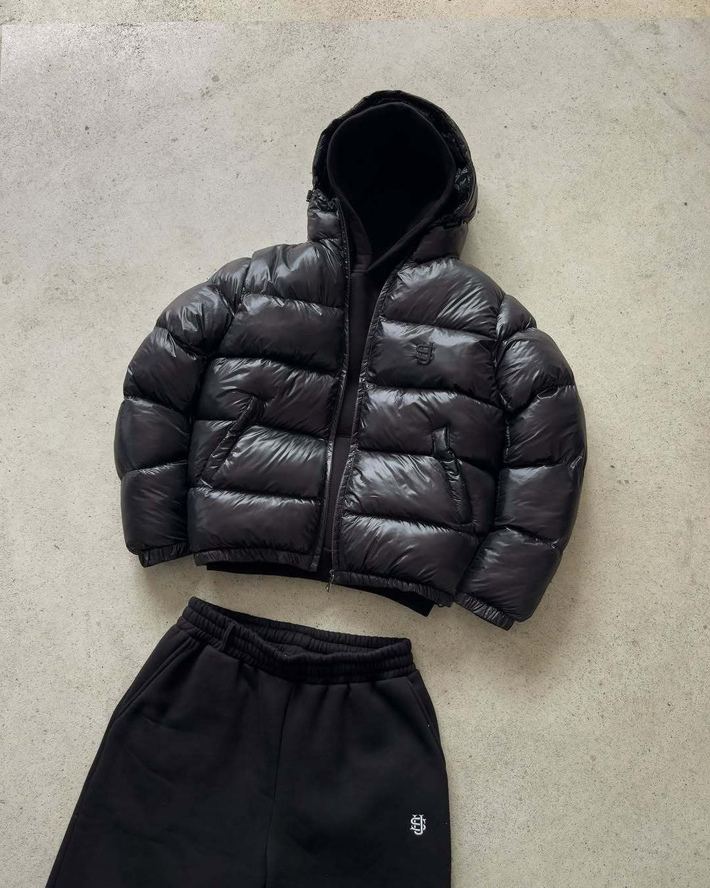 Streetwear Style Puffer Jacket