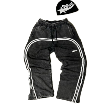 Baggy Striped Joggers