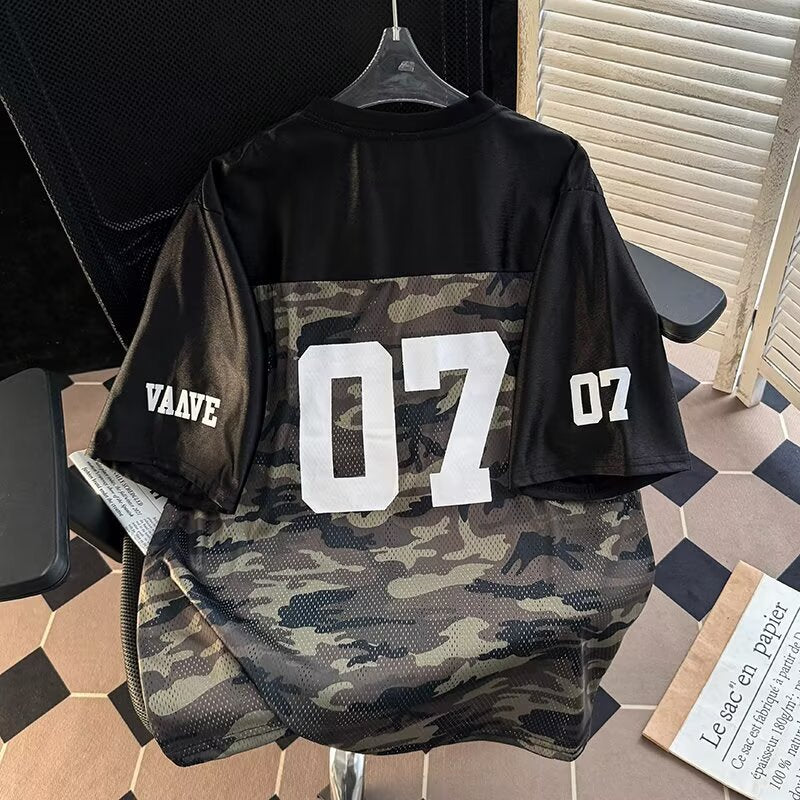 American Baseball Style Retro Y2K Tee