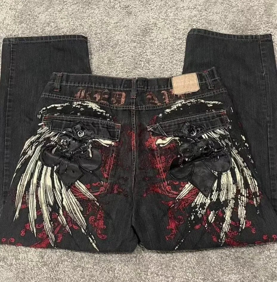 Baggy Graphic Jeans