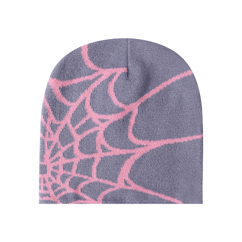 Knitted Spider Design Streetwear Beanies