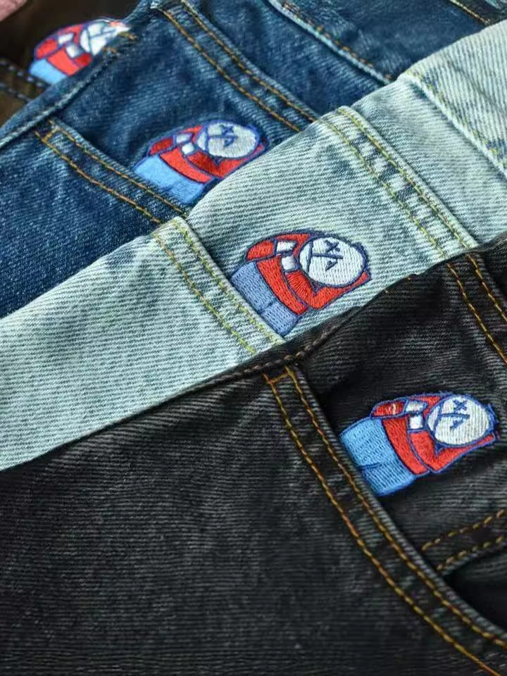 Embroidery Jeans