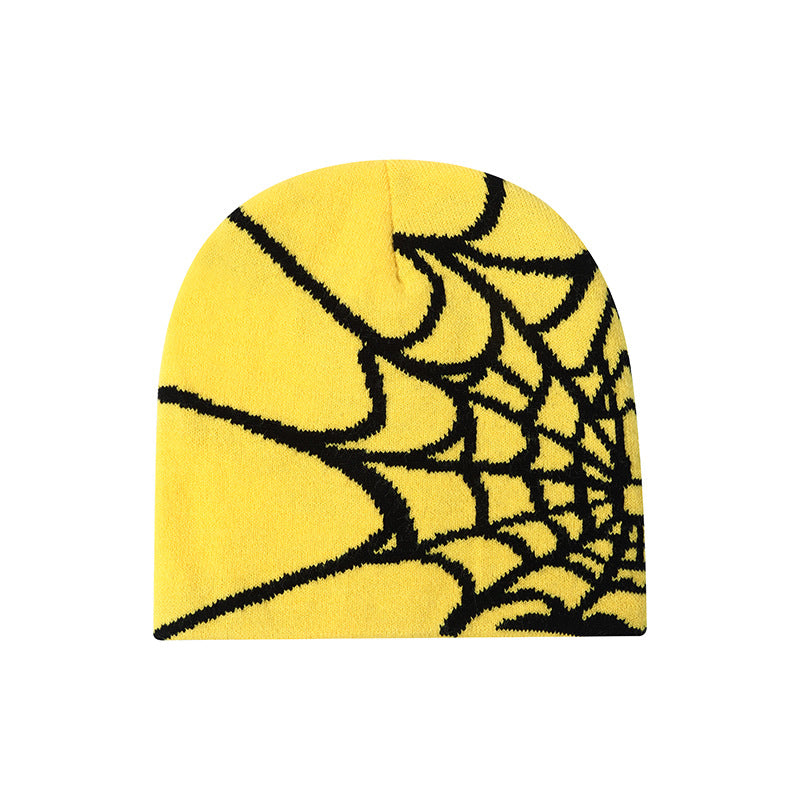Knitted Spider Design Streetwear Beanies