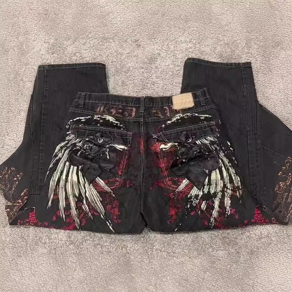 Baggy Graphic Jeans