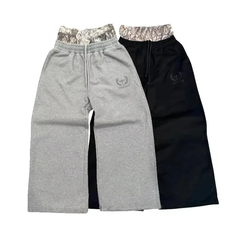 Mens "Saggable" Y2K Uncuffed Joggers