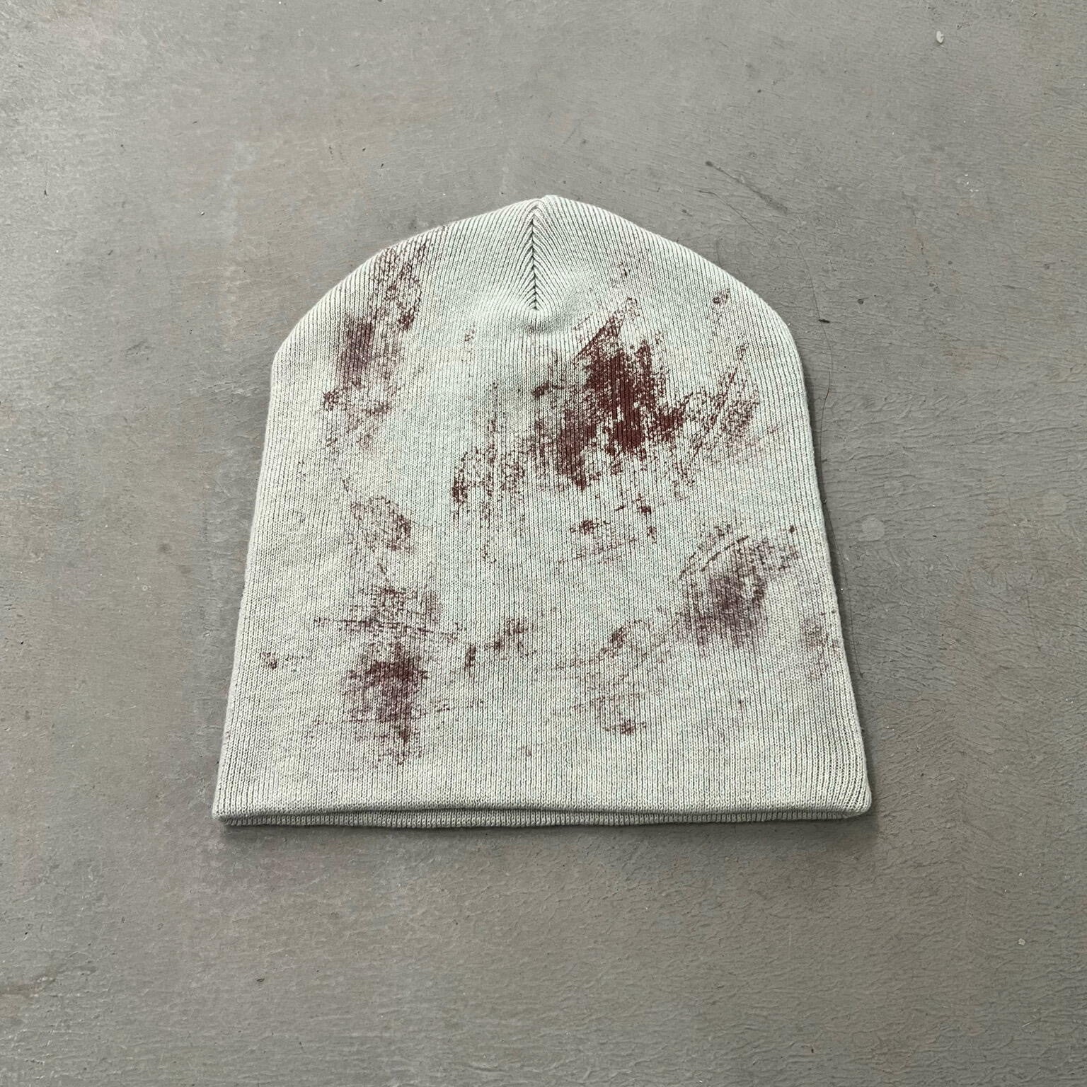 Cross-shaped Y2K Knitted Beanie