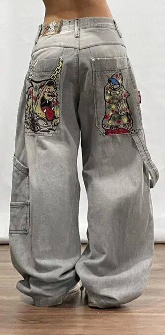 Baggy Graphic Jeans