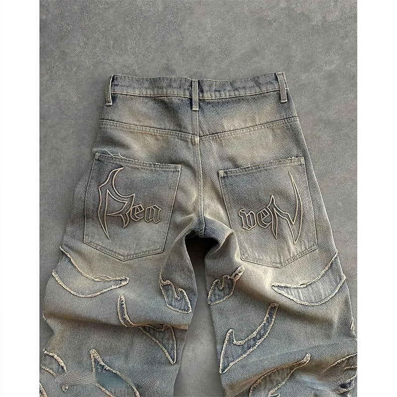 Y2K Streetwear Denim Jeans