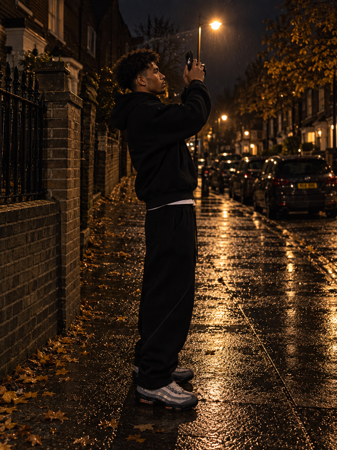 Mens Casual Hooded Tracksuit