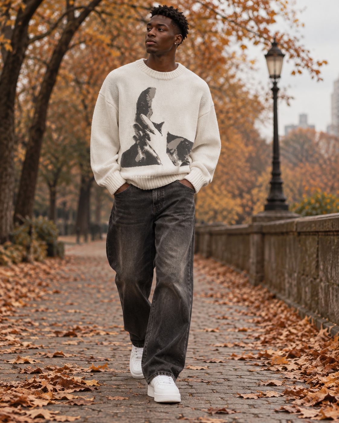 "Headloss" sweater