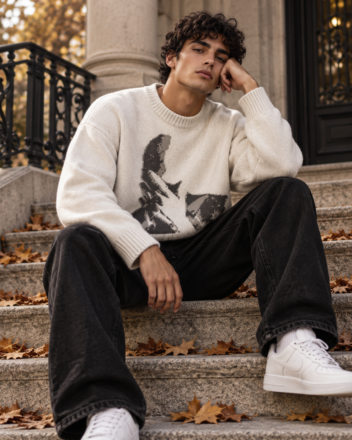 "Headloss" sweater
