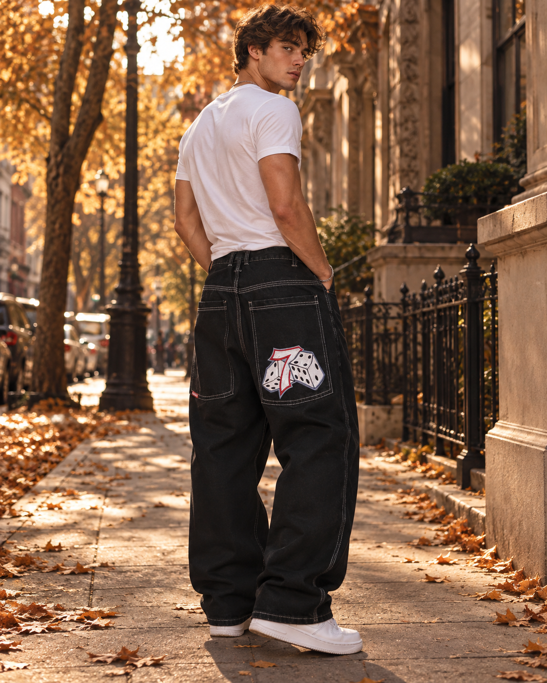 Baggy Graphic Jeans