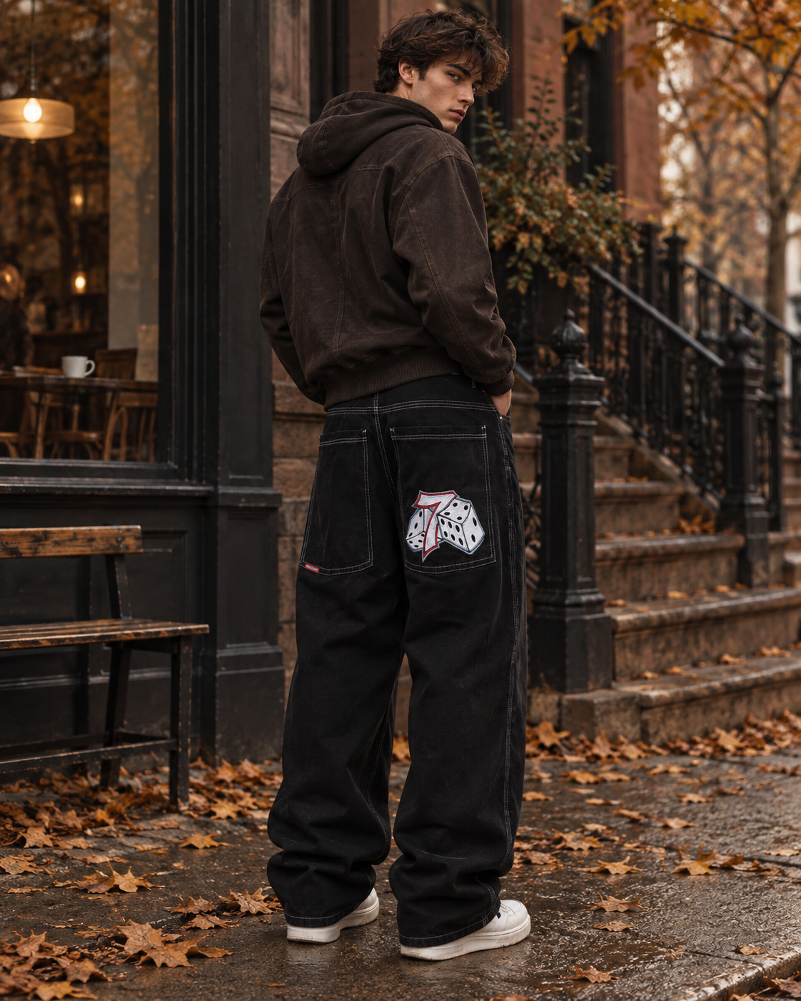 Baggy Graphic Jeans
