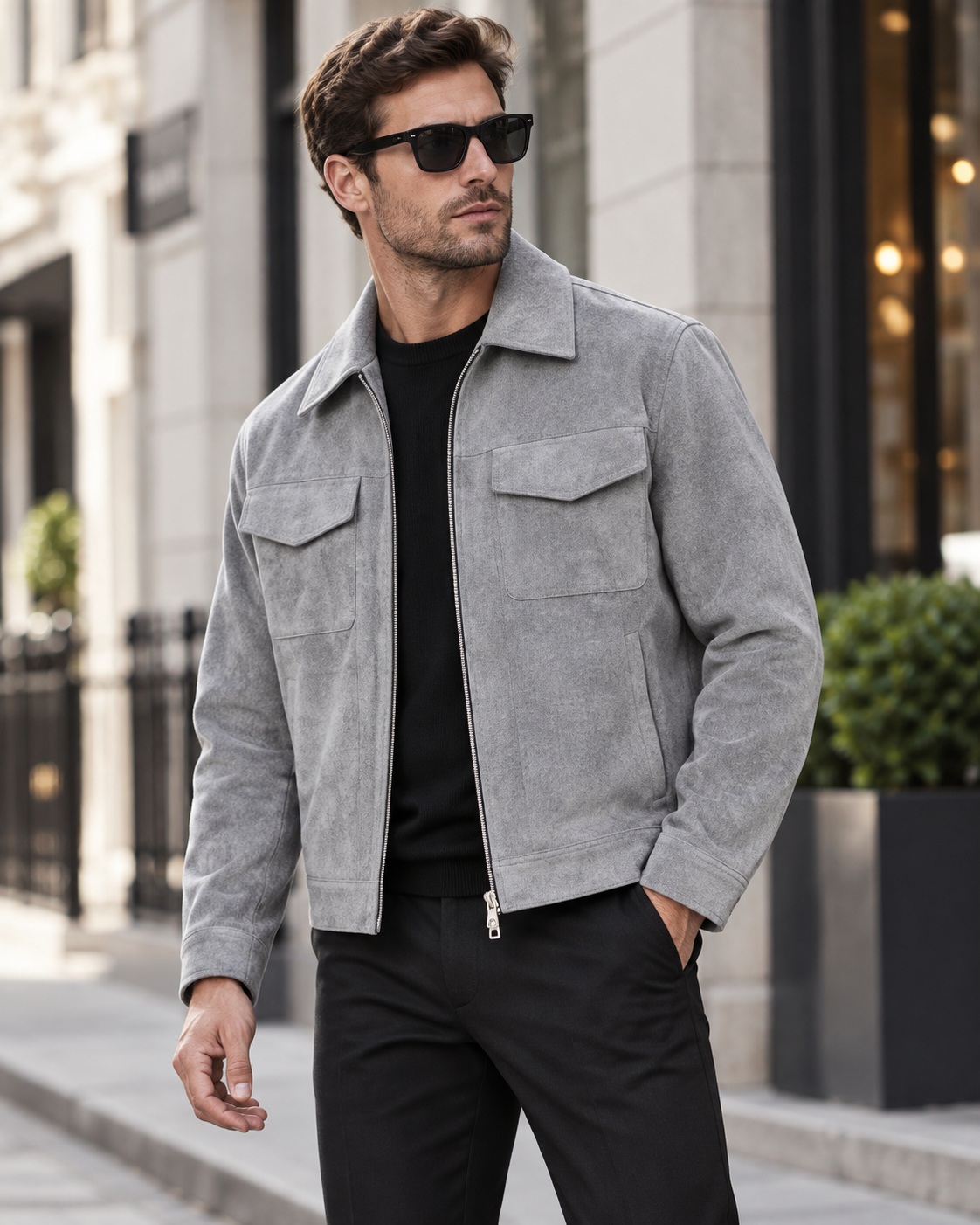Collared Casual Jacket