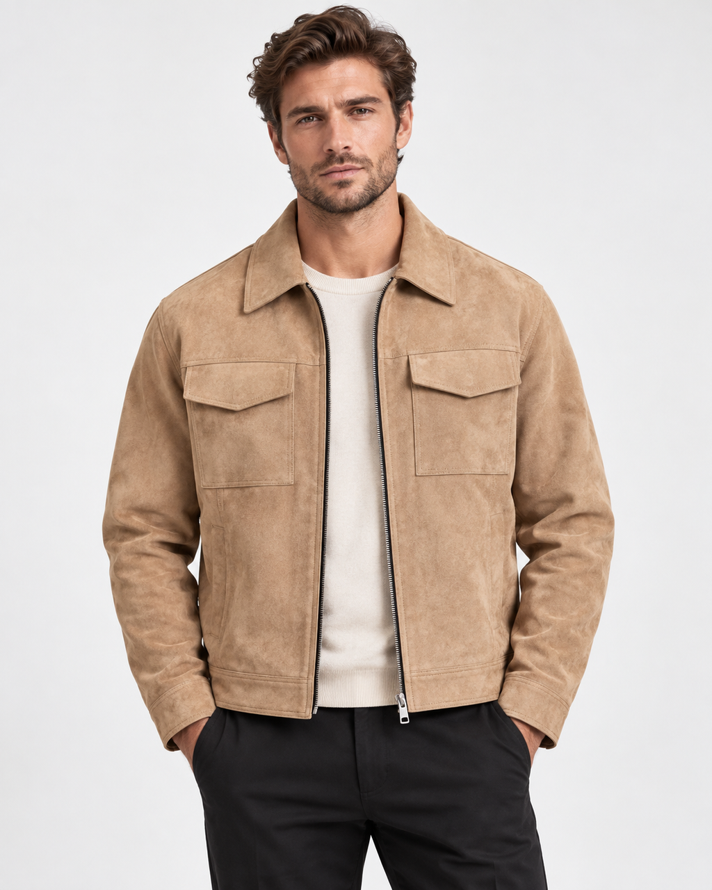 Collared Casual Jacket