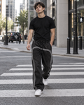 Baggy Striped Joggers