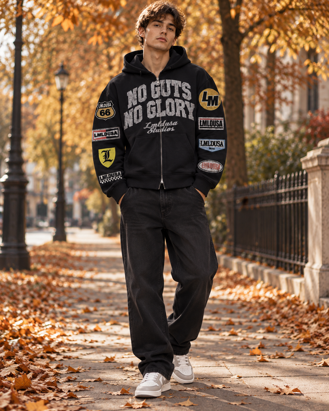Retro American Style Hoodie