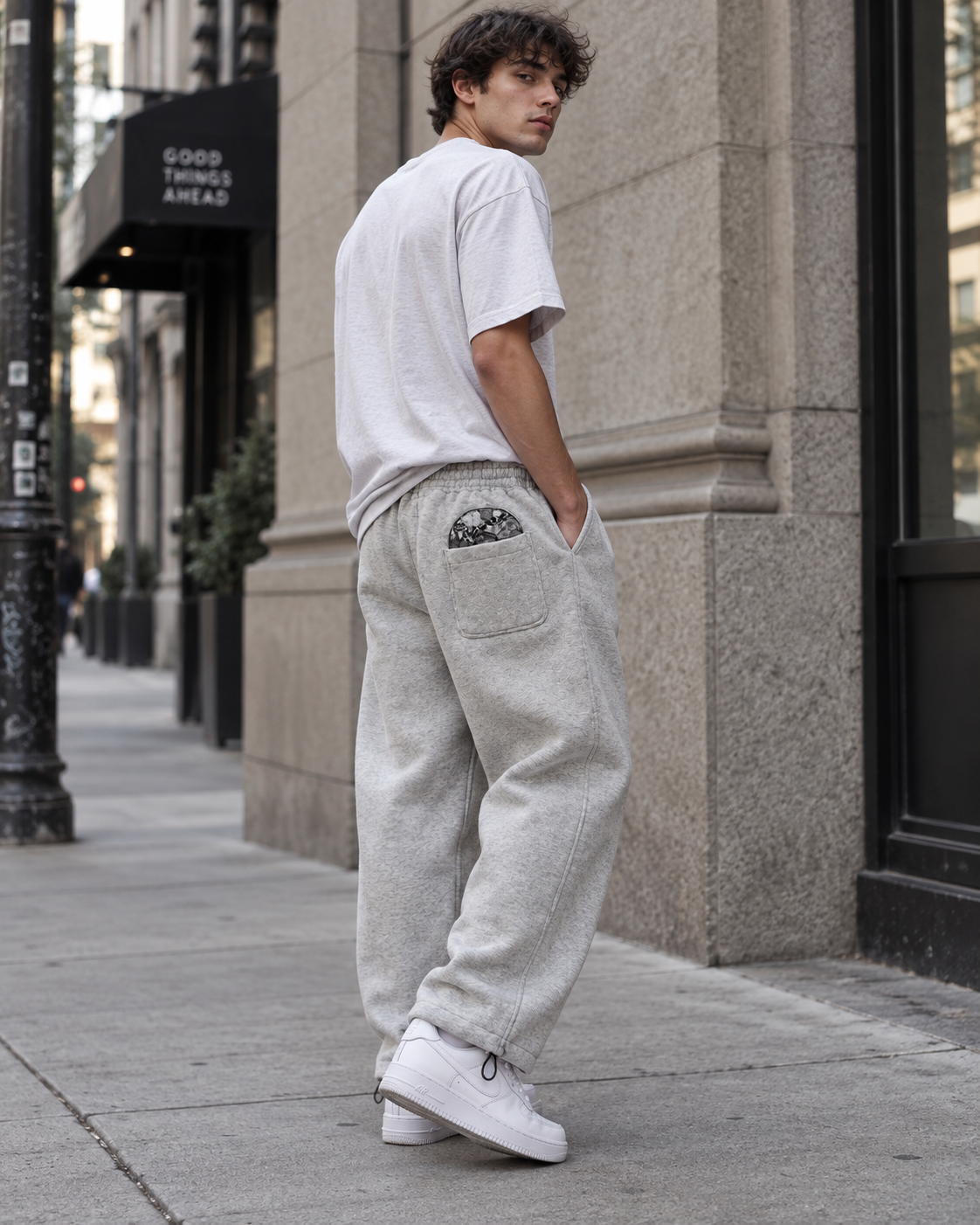 Baggy 'disc' Joggers