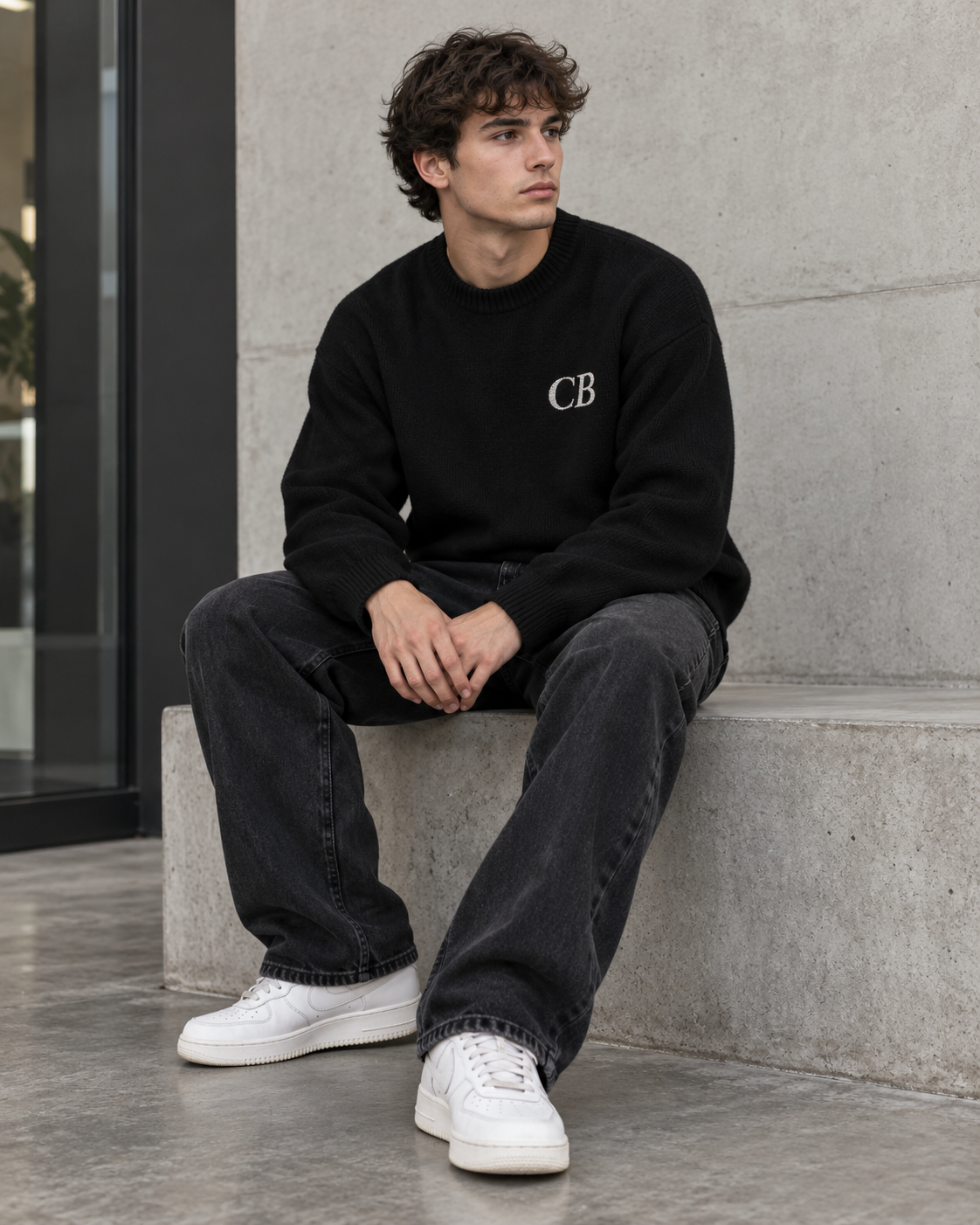 CB Style Knitted Sweater