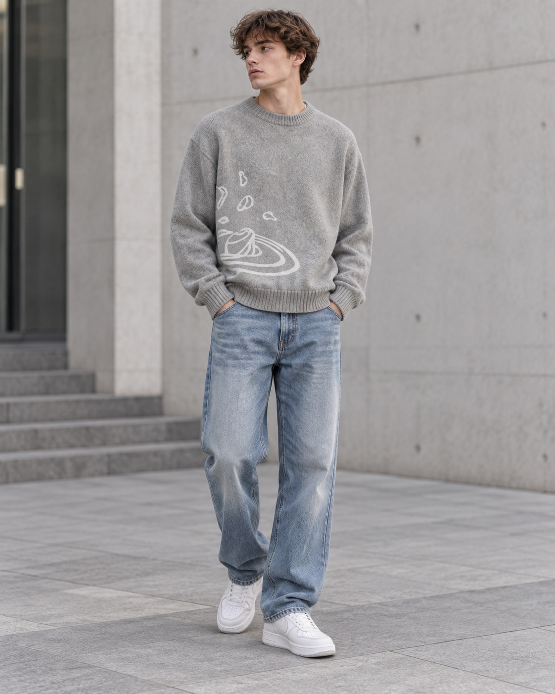 CB Style Knitted Sweater