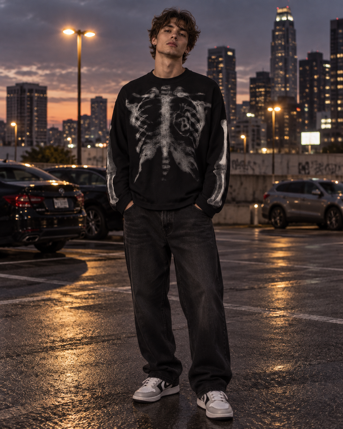 Rib Cage Graphic Sweater