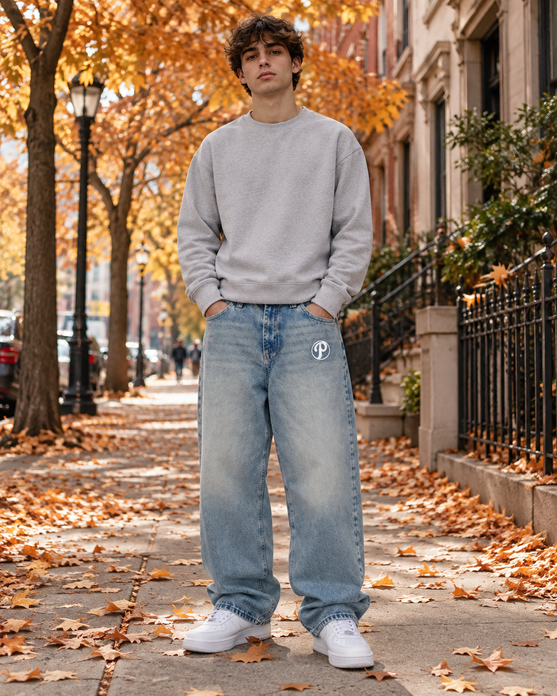 Vintage Baggy Jeans "P"