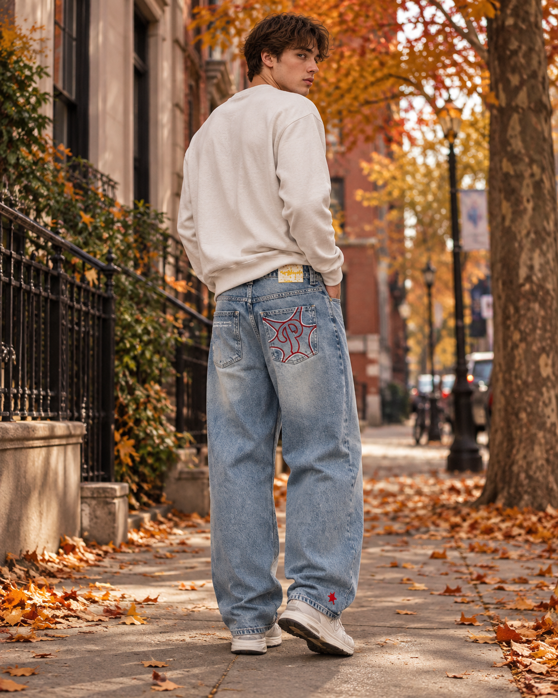 Vintage Baggy Jeans "P"