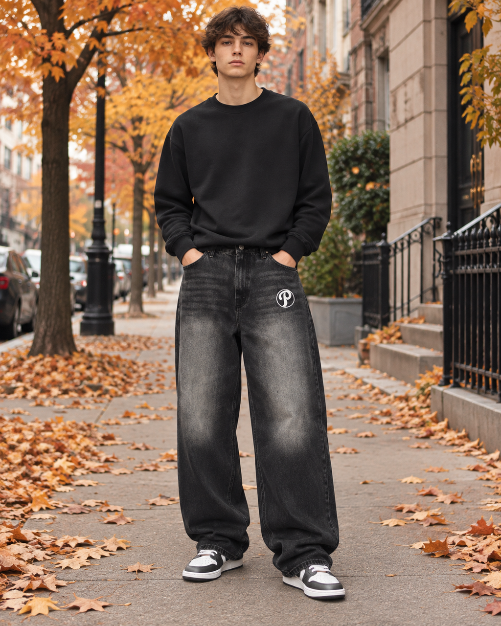 Vintage Baggy Jeans "P"