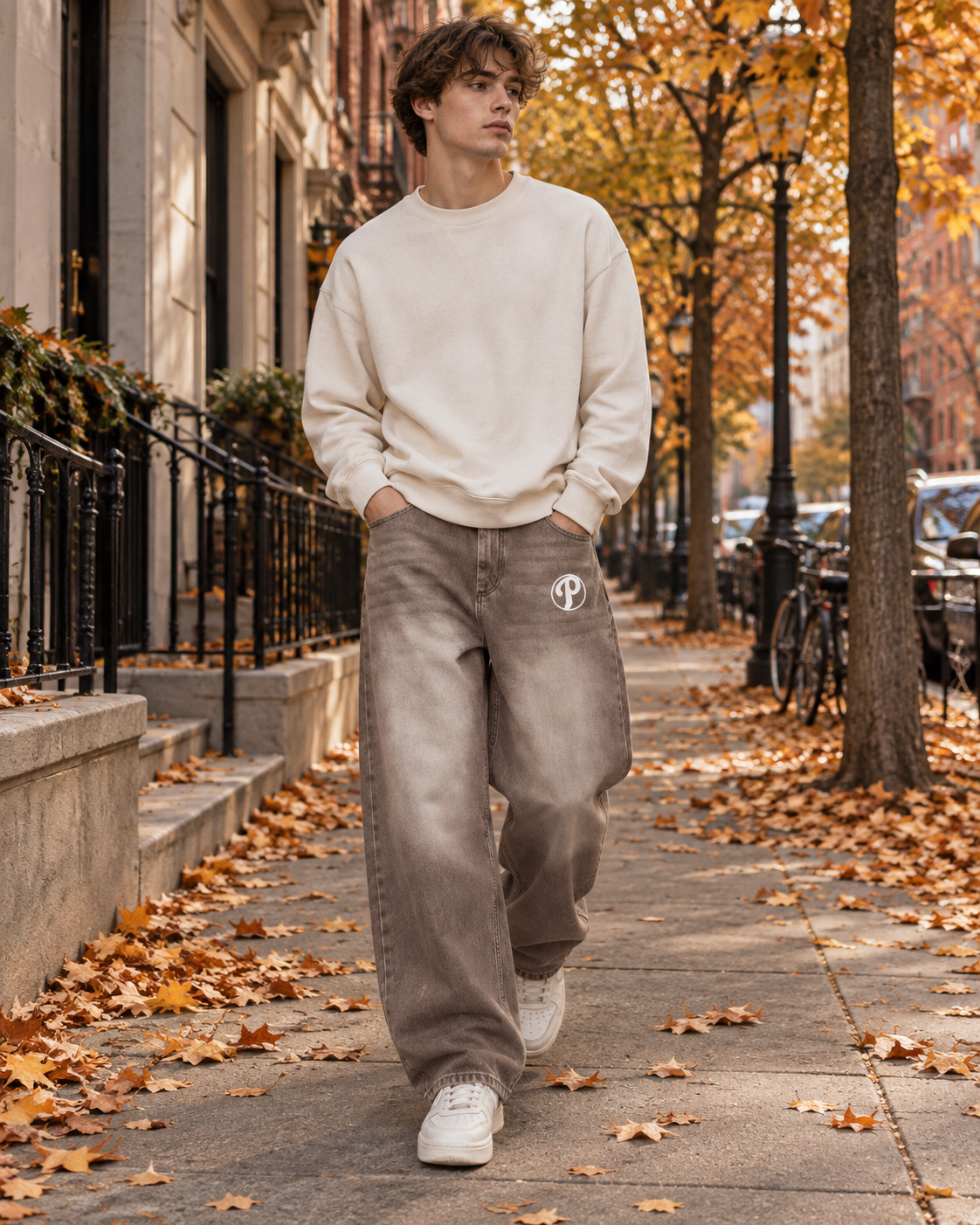 Vintage Baggy Jeans "P"