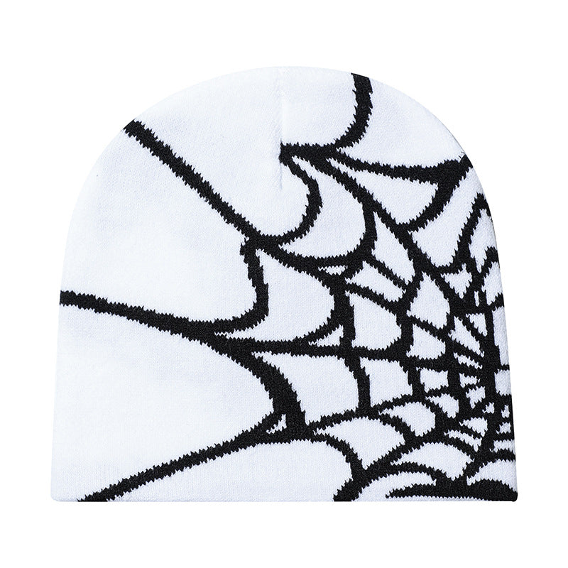 Knitted Spider Design Streetwear Beanies