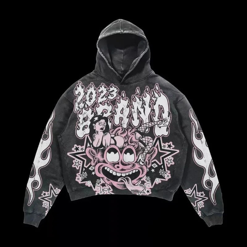 "Brano" Graphic Streetwear Style Hoodie