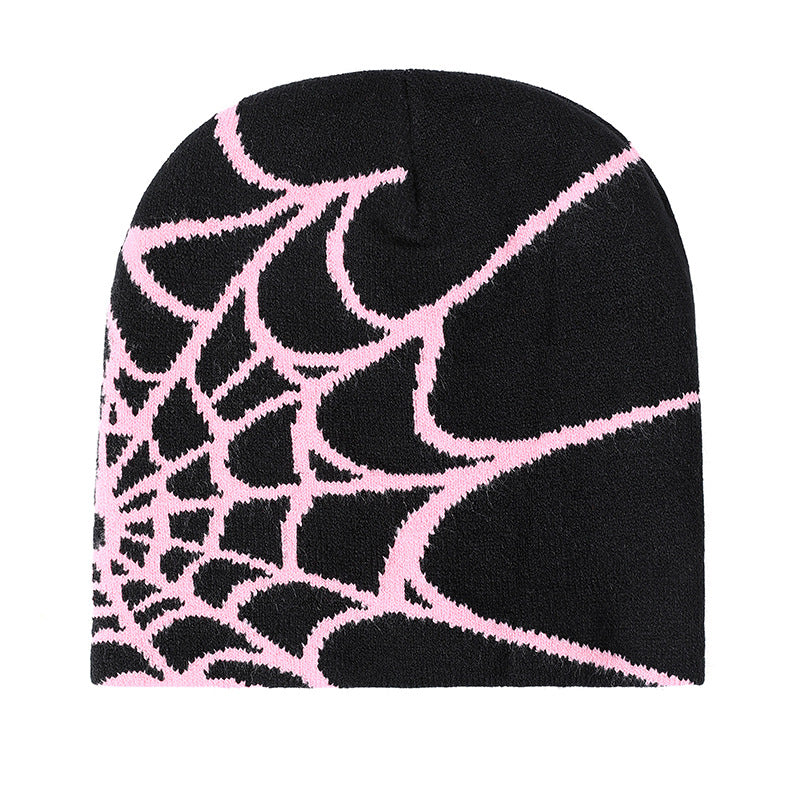 Knitted Spider Design Streetwear Beanies