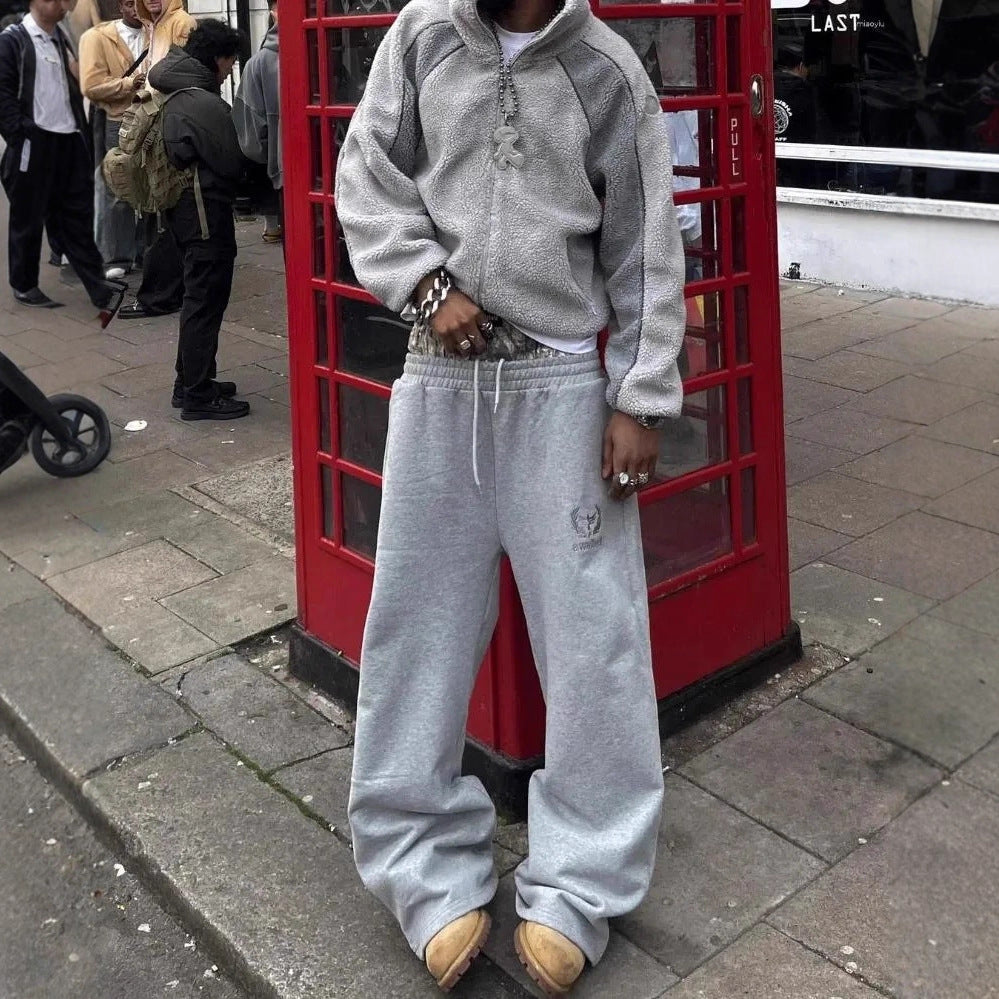 Mens "Saggable" Y2K Uncuffed Joggers