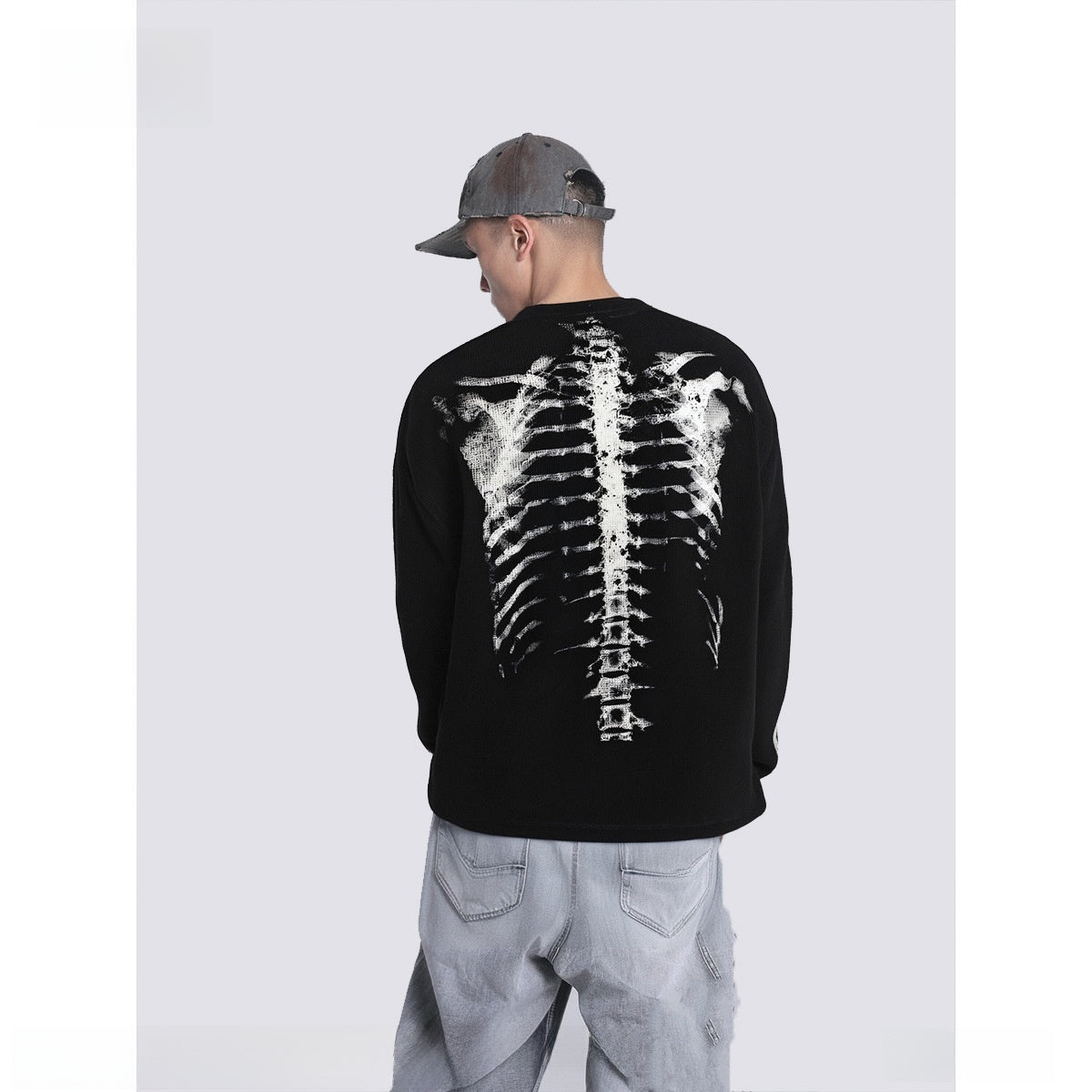 Rib Cage Graphic Sweater