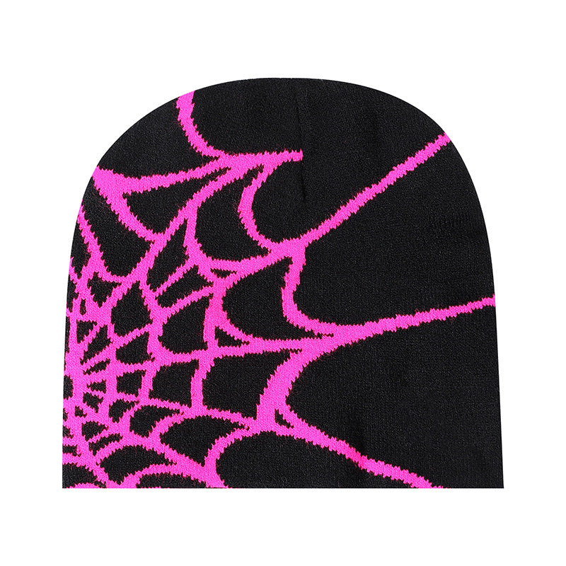 Knitted Spider Design Streetwear Beanies
