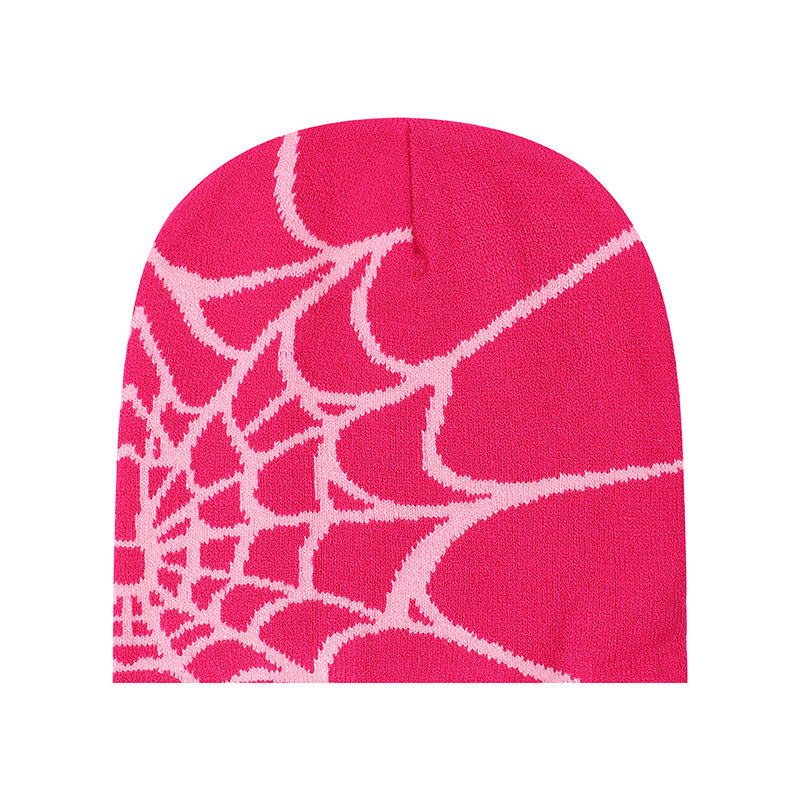 Knitted Spider Design Streetwear Beanies