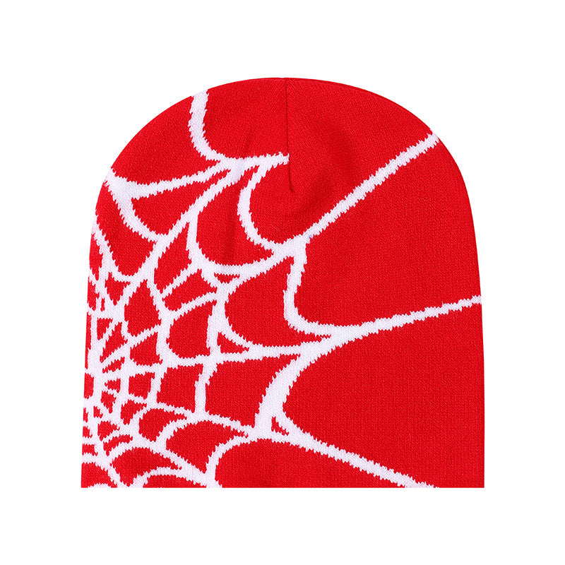 Knitted Spider Design Streetwear Beanies