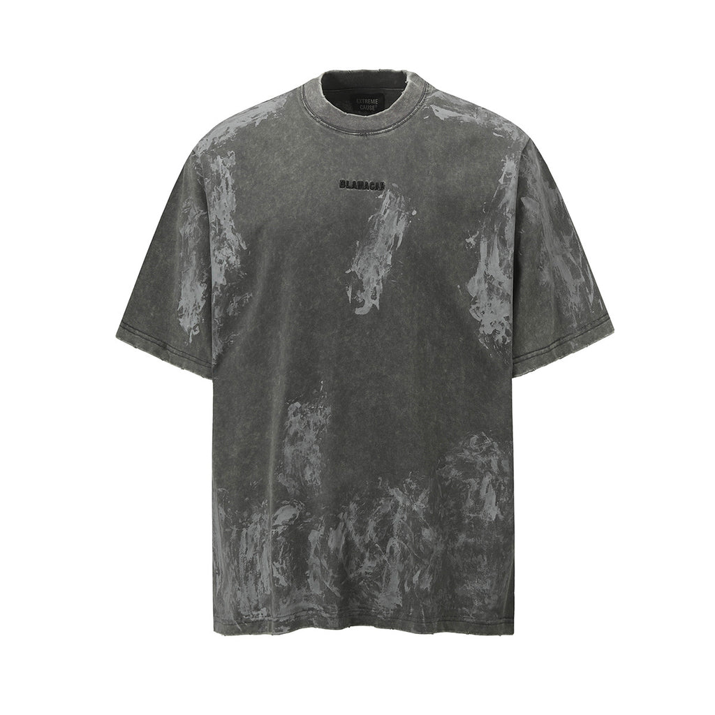 Mens Distressed Graphic T-shirt