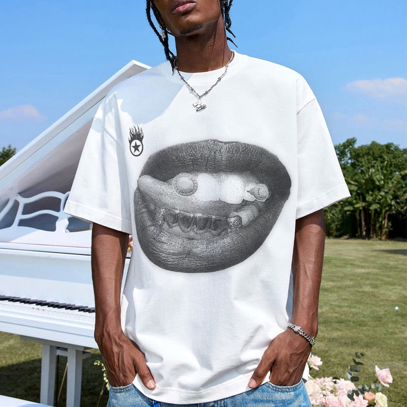 Graphic "Mouth" Tee
