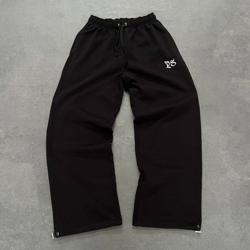 Mens Y2K Uncuffed Joggers