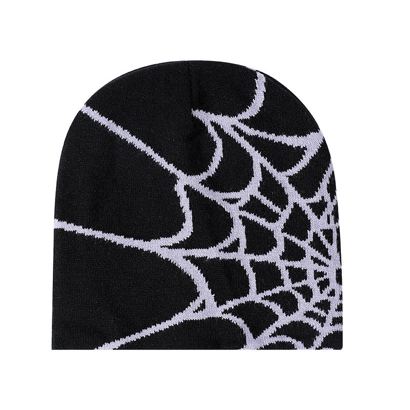 Knitted Spider Design Streetwear Beanies