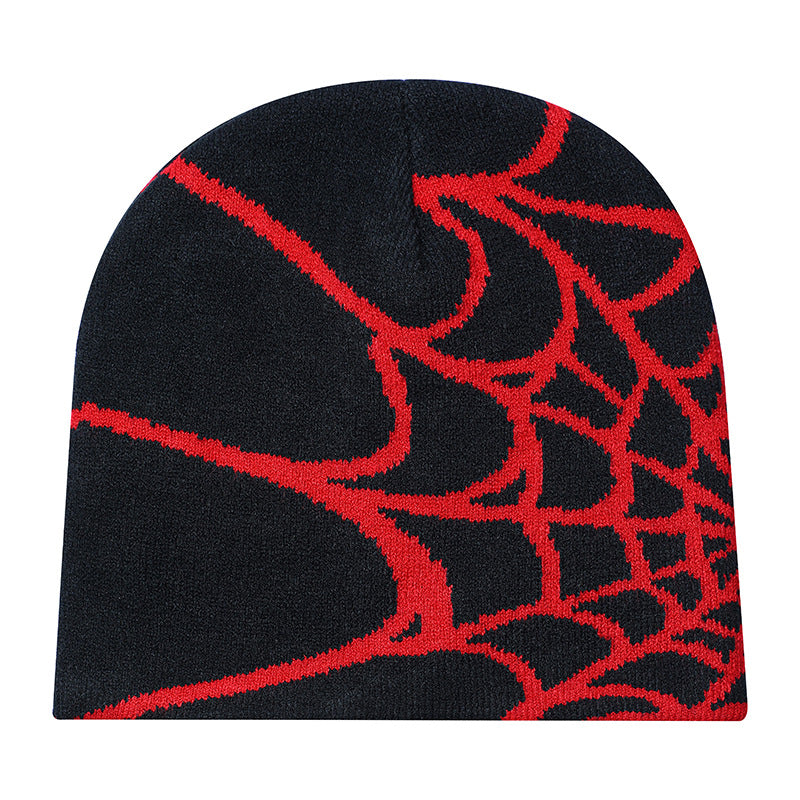 Knitted Spider Design Streetwear Beanies